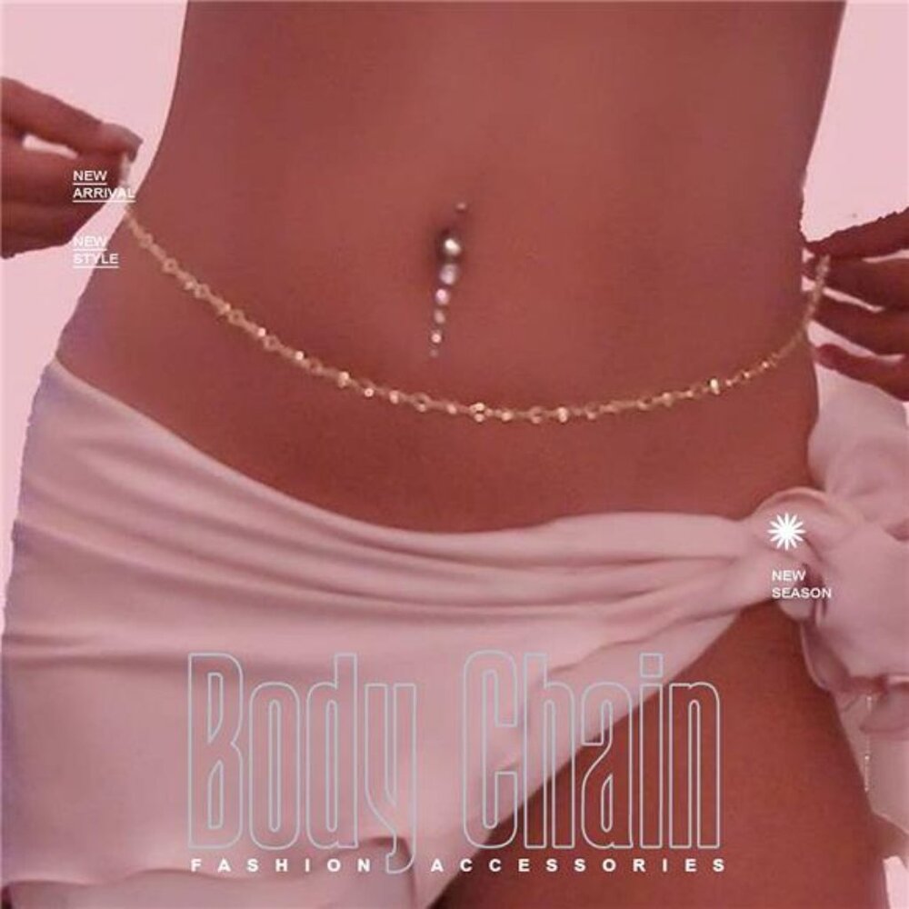 Dresbe Rhinestone Belly Button Ring Silver Crysta… - image 7